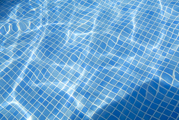 Pool reflection stock photo