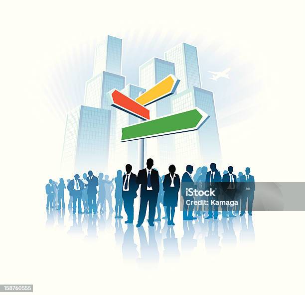 Direction Stock Neighbour Direction Stock Illustration - Download Image Now - Business, Adult ...