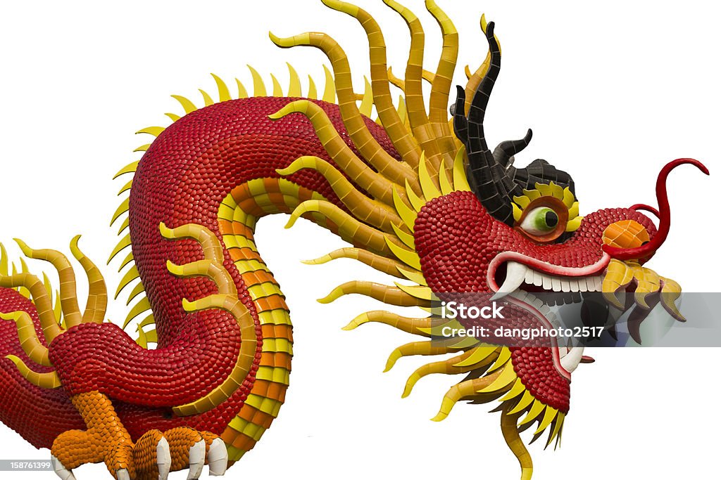statue de dragon chinois - Photo de A la mode libre de droits