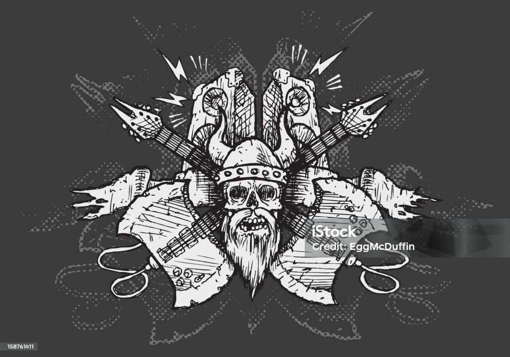 VIKING metalowe \ m / - Grafika wektorowa royalty-free (Heavy metal)