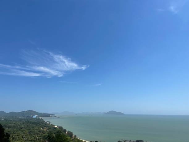 Sky View From The Top Of A Hill