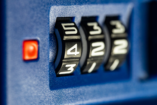 Code Lock Mechanism Combination Code Lock Three Numbers Numerical Password Suitcase Lock ...