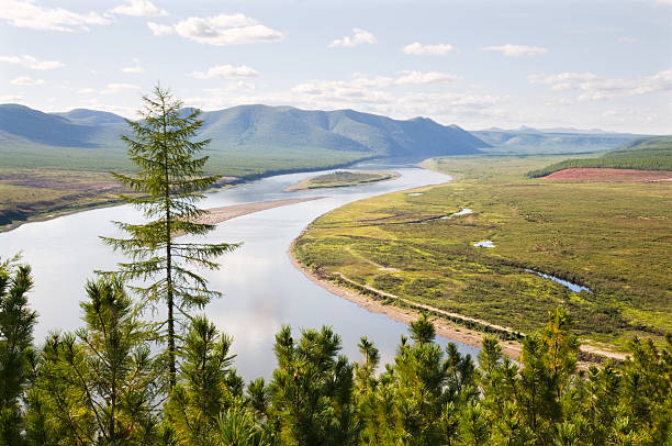 istock Kolyma River, East Siberia. 158763466