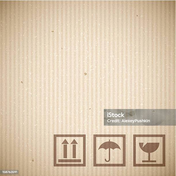 Cardboard Texture Stock Illustration - Download Image Now - Corrugated Cardboard, Backgrounds, Cardboard