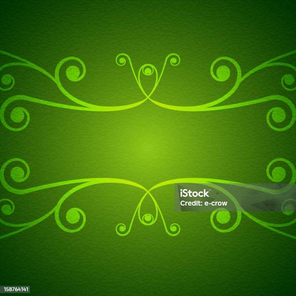 Green Swirl Hintergrund Stock Vektor Art und mehr Bilder von Abstrakt - Abstrakt, Ast - Pflanzenbestandteil, Biegung