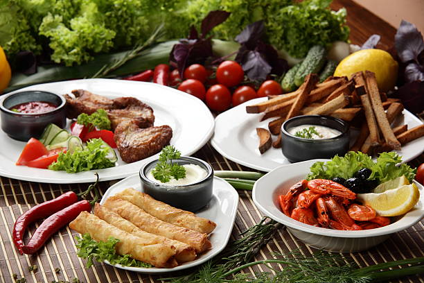 istock peaces of meat with vegetables 158765474