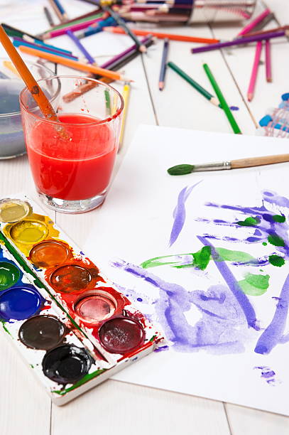 istock Set for the artist 158768128