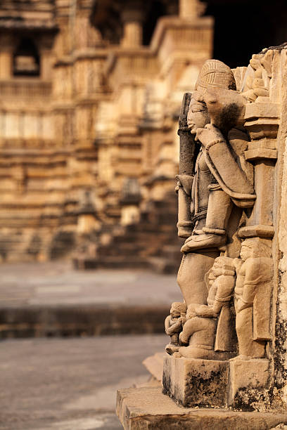 istock bas relief of temples in Khajuraho, India 158769774