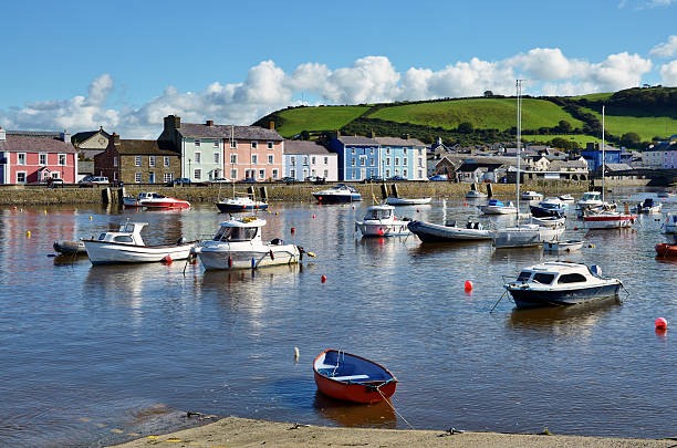 istock Boats in Aberaeron harbour, Ceredigion, Wales. 158770123
