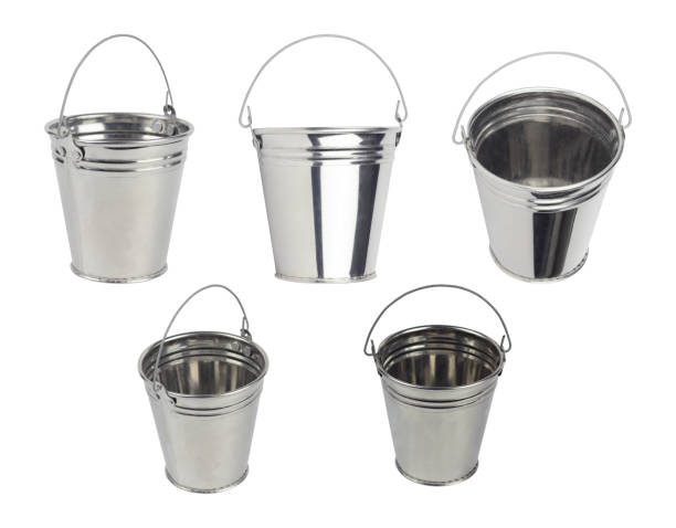 istock Bucket, metal bucket isolated from background 1587708334