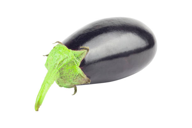 eggplant, ripe eggplant isolated from background