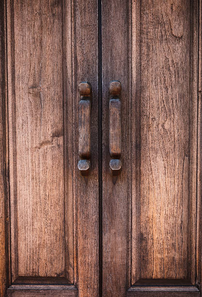 istock Old wooden door 158772088
