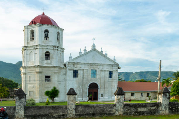 istock Oslob Church exterior,within it's beautiful llate afternoon setting,Oslob,Cebu,Philippines. 1587731049