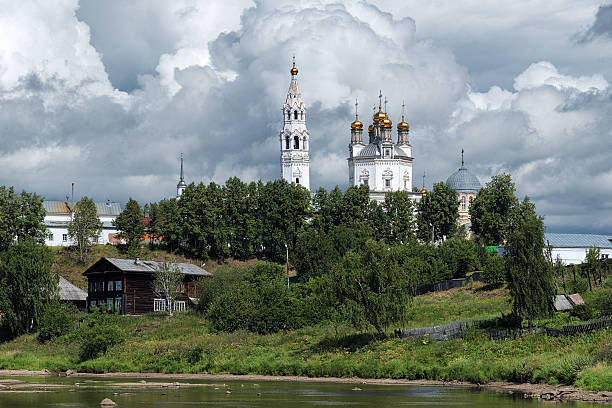 istock Trinity cathedral in Verkhoturye, Russia 158773594