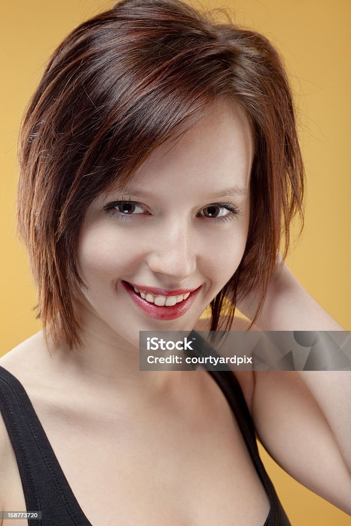 Retrato de uma garota adolescente - Foto de stock de 14-15 Anos royalty-free