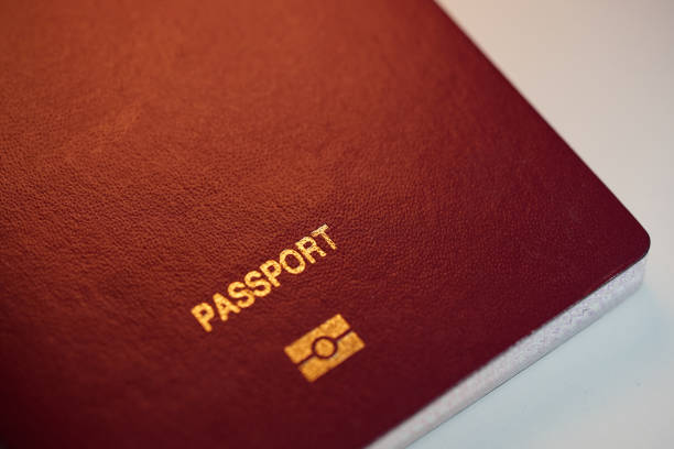 istock A close up view of a red Passports with copy space 1587747697