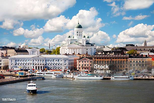 Summer Of Helsinki Finland Stock Photo - Download Image Now - Helsinki, Aerial View, Summer