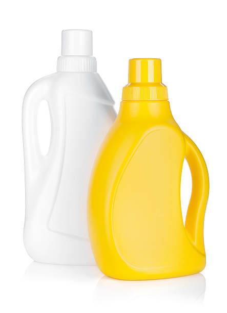 istock Plastic bottles of cleaning products 158779811