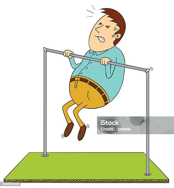 Pull Up Stock Illustration - Download Image Now - Activity, Adult, Adversity