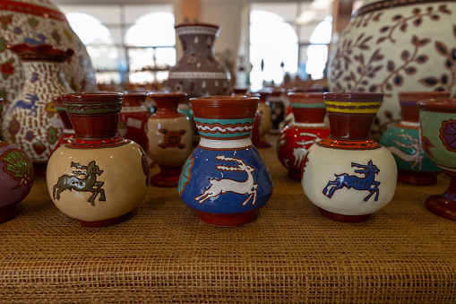 Traditional ceramics and pottery shop