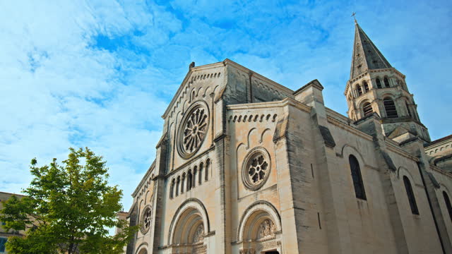 The Saint-Paul church a neo-Romanesque church in Nîmes.