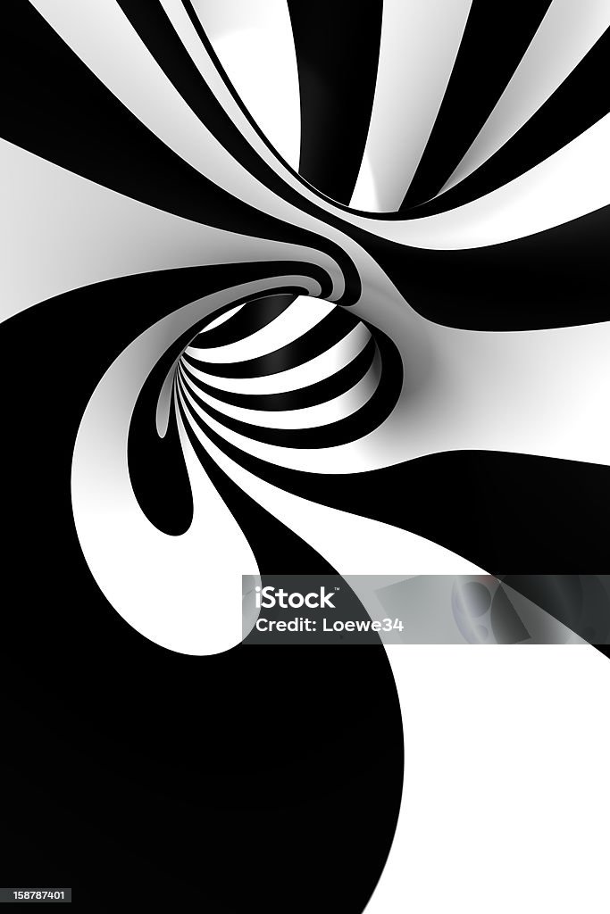 3 D Sfondo astratto spirale - Foto stock royalty-free di Astratto