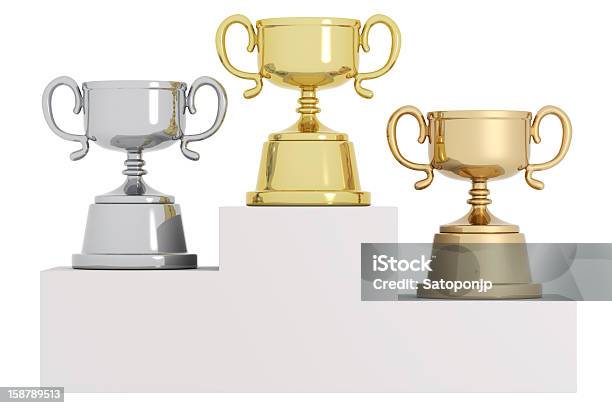 Winnersplattform Stockfoto und mehr Bilder von Einzelner Gegenstand - Einzelner Gegenstand, Siegerpodest, Trophäe