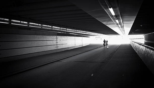 Two Bicycles In The Tunnel, Utrecht