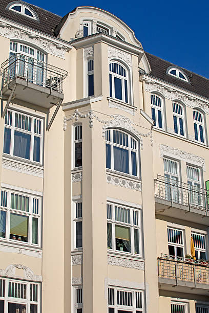 istock Art nouveau apartment building, Kiel, Germany 158794940