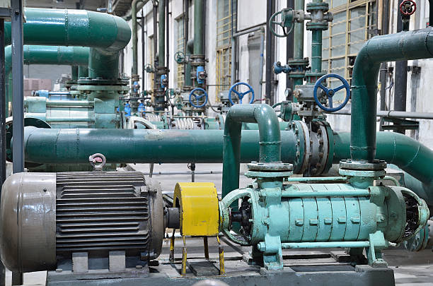 istock Water pumping station filtering water 158797364