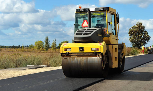 istock EQUIPMENT FOR ROAD WORKS IN ACTION 158797762
