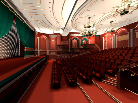 Interior of classic theater
