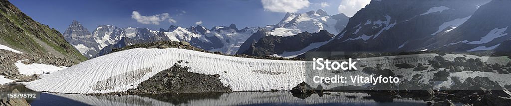 Blick auf die Western Kaukasus - Lizenzfrei Berg Stock-Foto