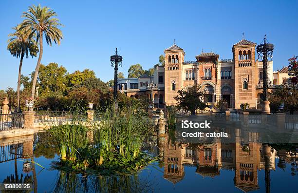 Plaza De America Im Park Maria Luisa Stockfoto und mehr Bilder von Sevilla - Sevilla, Andalusien, Architektur