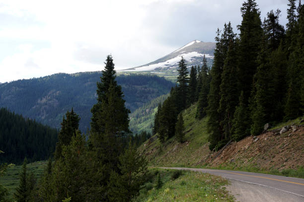 istock Rocky Mountain Road through Independence Pass in Colorado 1588018986