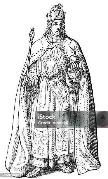 Francis Ii Święty Cesarz Rzymski - Stockowe grafiki wektorowe i więcej obrazów Cesarz - Cesarz, Antyczny, Berło