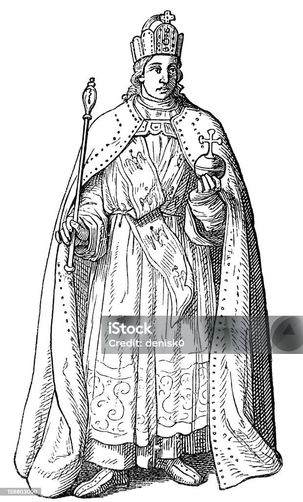 Francis II, Imperador Romano Sagrado - Royalty-free Imperador Ilustração de stock