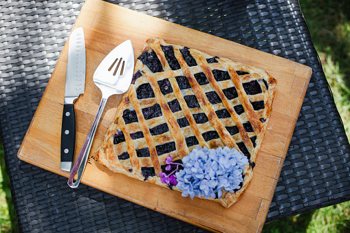 dessert - see food, sweet pie, blueberry,