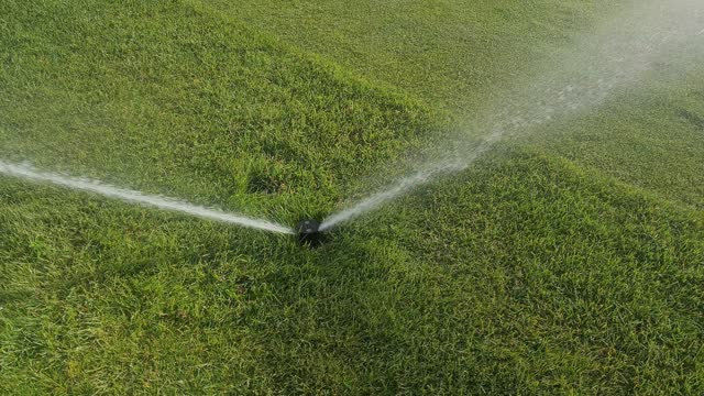 Sprinkler irrigation system for outdoor lawn care