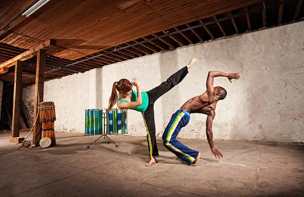 Photo of Capoeria Sparring Practice with Drumming