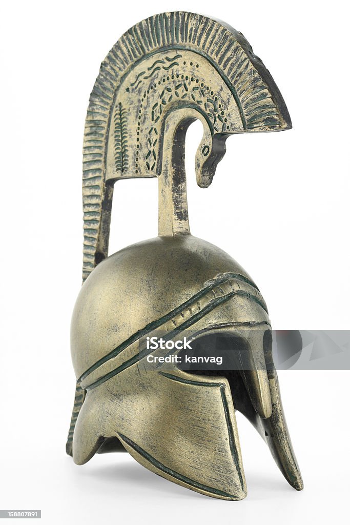 Antike griechische Helm - Lizenzfrei Helm Stock-Foto
