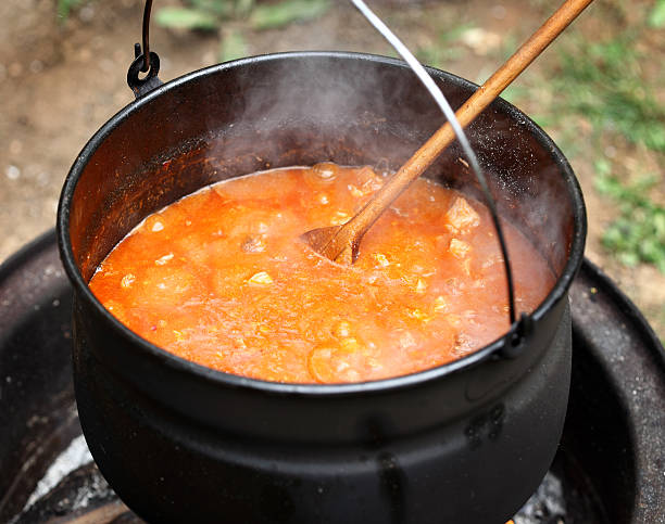 istock Goulash in stew pot 158808398