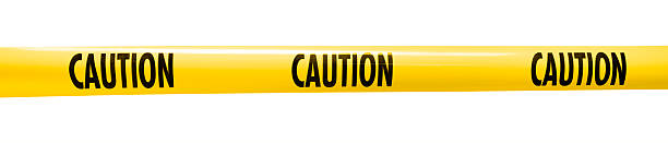 Caution Caution cordon tape barricade photos stock pictures, royalty-free photos & images