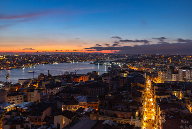 istock Beyoglu District and Golden Horn at Sunset 1588101633