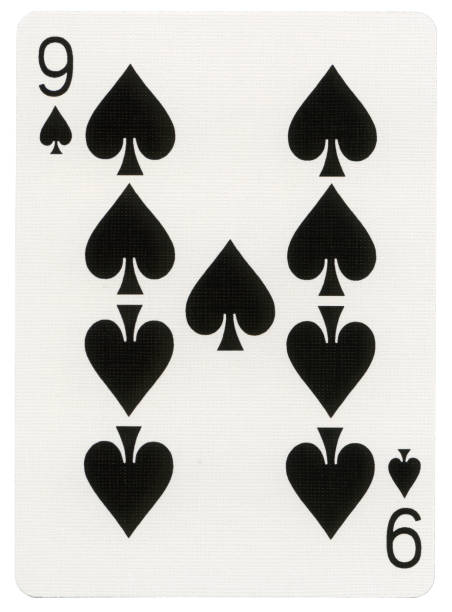 istock Playing Card - Nine of Spades 158811055