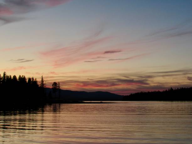 istock Lake in Montana at Sunset 1588112101