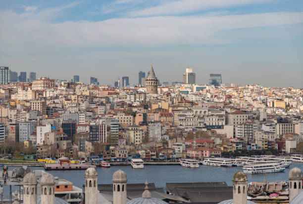 istock Beyoglu District Waterfront and Galata Tower 1588114179