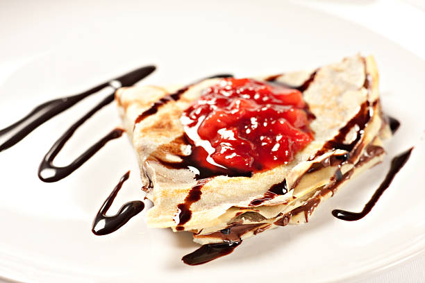 istock Delicious french crepe 158812412