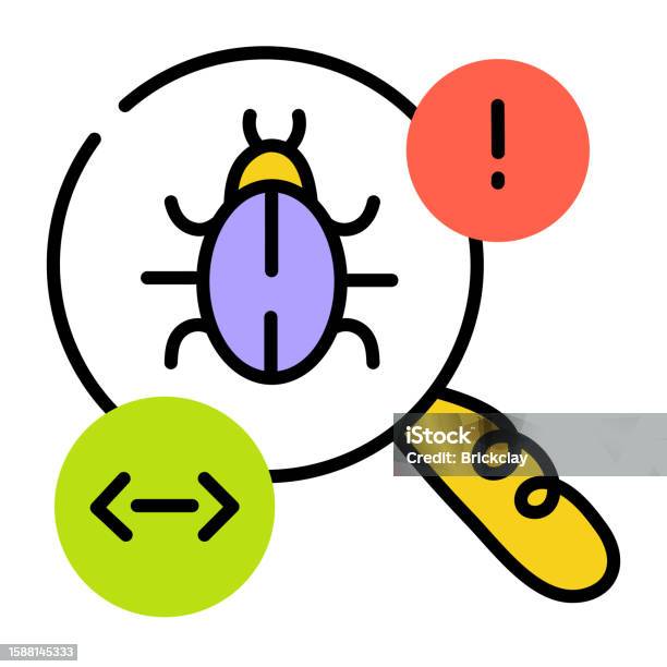 Code Bug Stock Illustration - Download Image Now - Coding, Development ...
