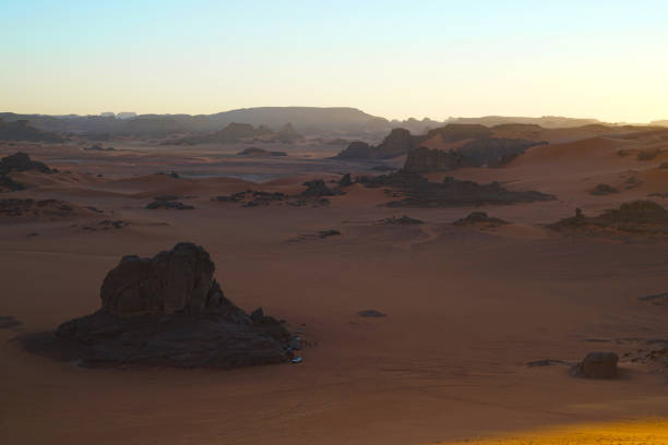 istock Sandstone rock formation in Tin Merzouga 1588155211